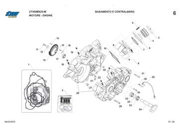 Motorblok - pakninger og membran