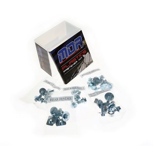 MDR Full plastic fastener kit KX 125 250 (03-07) KXF 250 (04-12) KXF 450 (04-ON) RMZ 250 - 450 (04-06)