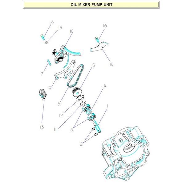 S6-E - Olie mixer pumpe