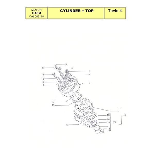 GA6M - Cylinder + Top