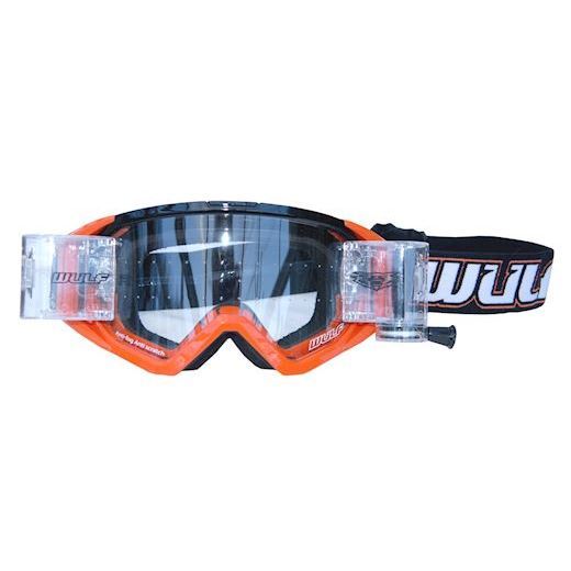 Wulfsport Roll Off Brille 36mm-  Orange