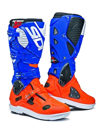 SIDI Crossfire 2 SRS  Orange Flou / Blå 