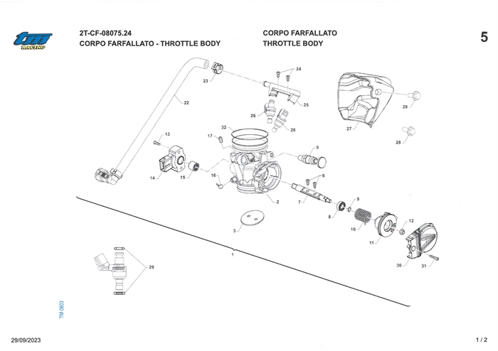 Karburator 2T-CF-08075.24