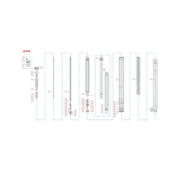 5 - Forgaffel fjedre K = 4.3