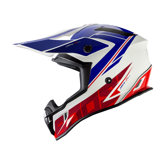 Crosshjelm CMS XR-7 PRO BOOST BLUE & RED